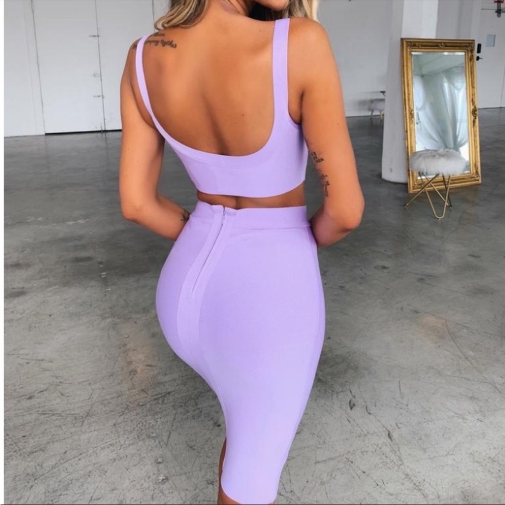 Lilac tiger mist skirt